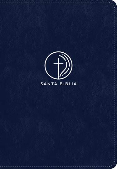 Cargue la imagen en el visor de la galería, Santa Biblia NTV, con zíper, con referencias, Letra Grande, imitación piel azul
