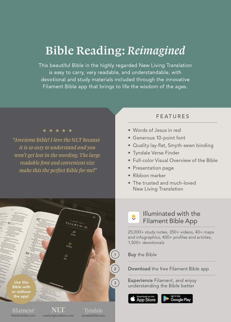 Cargue la imagen en el visor de la galería, NLT Compact Giant Print Bible, Filament Enabled

