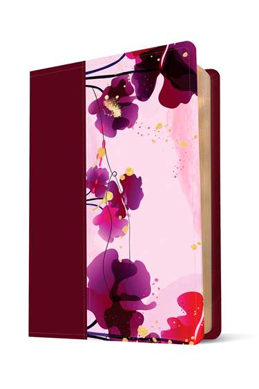 Cargue la imagen en el visor de la galería, Santa Biblia NTV, Edición personal, Letra Grande, imitación piel jardín morado
