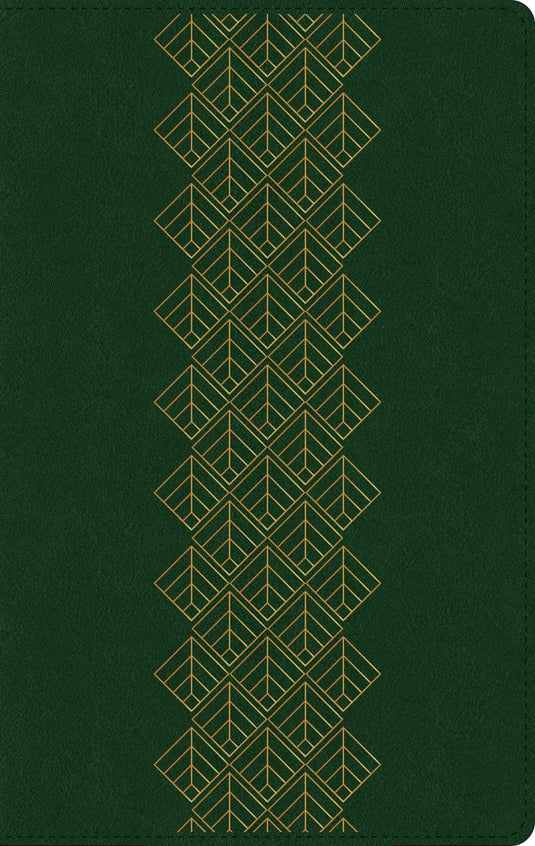 Biblia ultrafina NTV, con Filament, Cierre zíper, imitación piel verde esmeralda