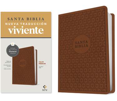 Cargue la imagen en el visor de la galería, Biblia NTV con Filament valor premium, SentiPiel café
