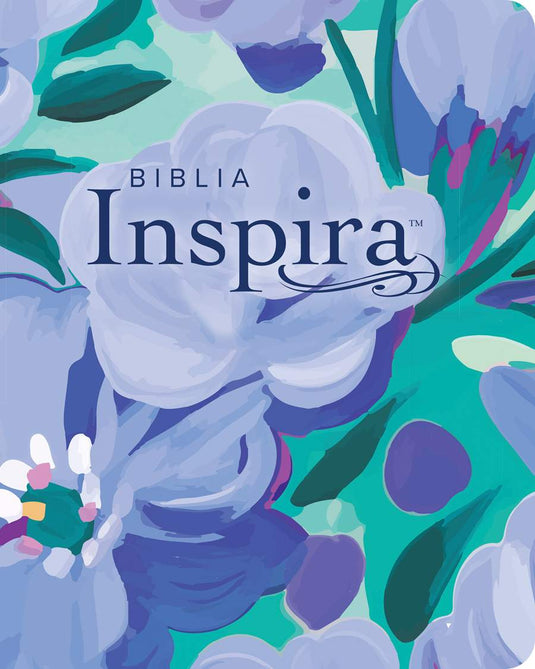 Biblia Inspira con Filament NTV, Letra Grande (SentiPiel Ramo azul)
