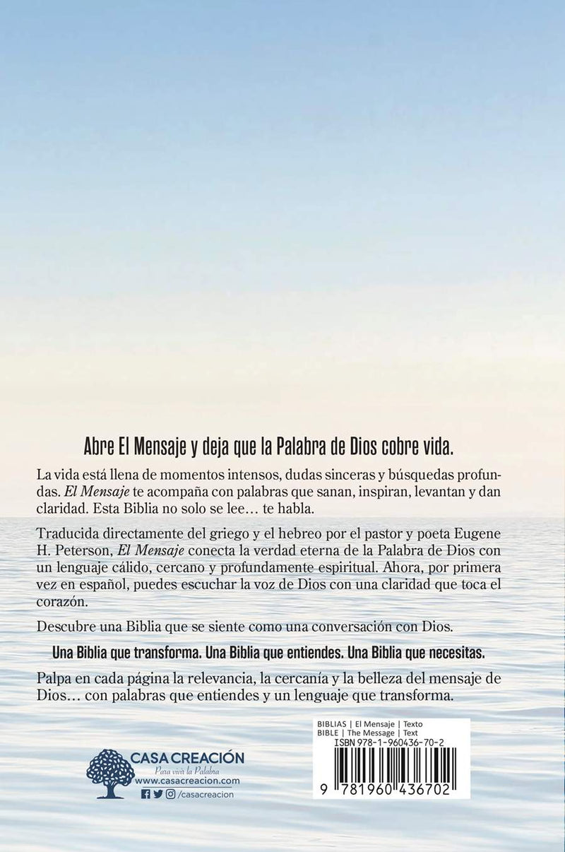 Cargue la imagen en el visor de la galería, Biblia El Mensaje, Tapa dura Ocean Blue
