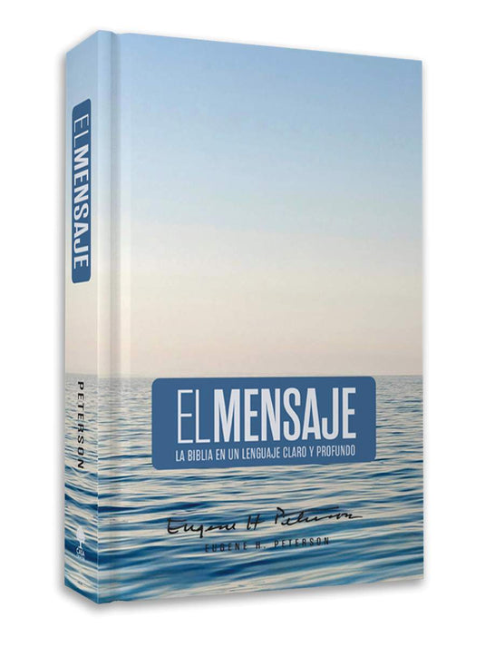 Biblia El Mensaje, Tapa dura Ocean Blue
