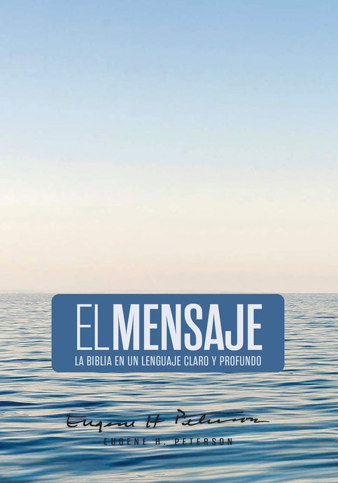Biblia El Mensaje, Tapa dura Ocean Blue