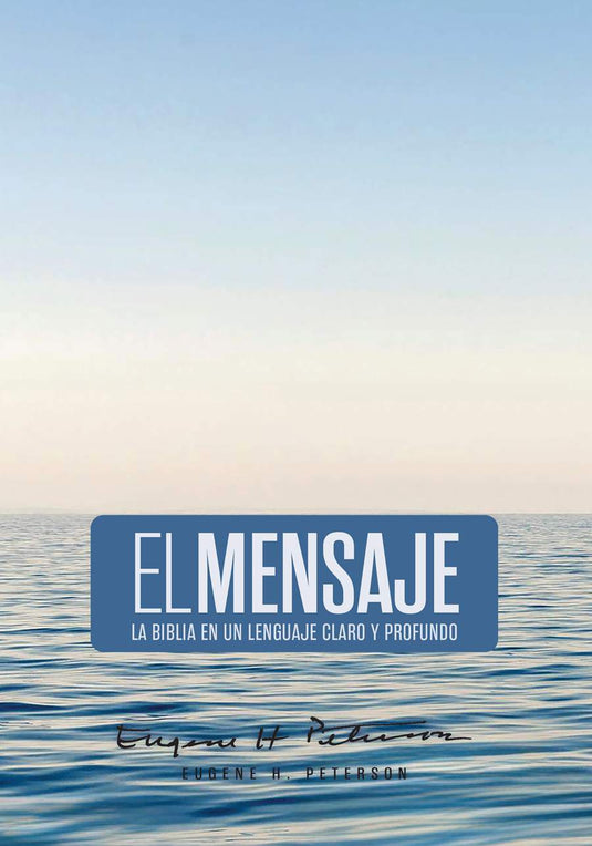 Biblia El Mensaje, Tapa dura Ocean Blue