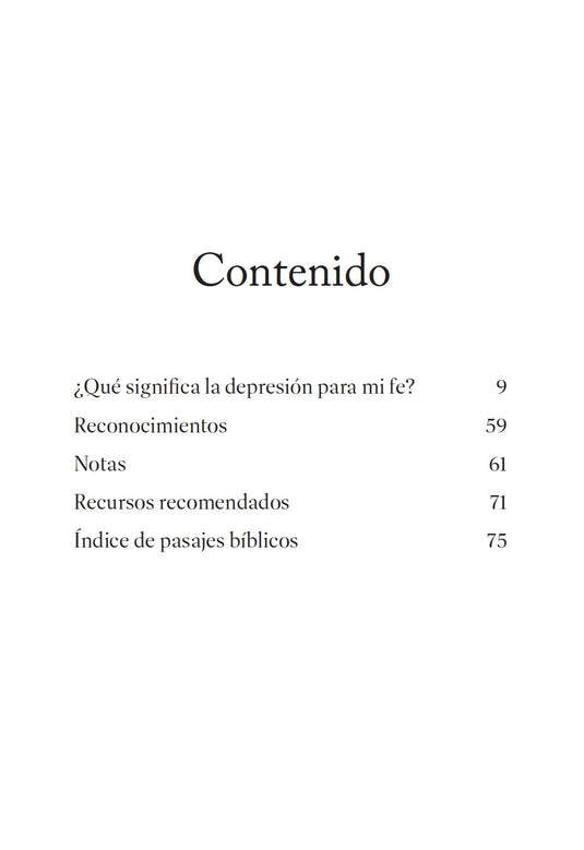 ¿Qué significa la depresión para mi fe?