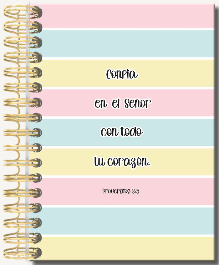 Cargue la imagen en el visor de la galería, Libreta de resortes- Confía en el Señor con todo tu corazón
