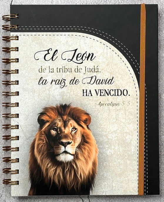 Libreta de resortes- El león