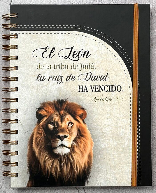 Libreta de resortes- El león