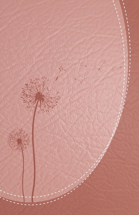 Biblia de Promesas para mujeres RVR 1960, «Inspira», Letra Gigante, piel especial rosa dorado