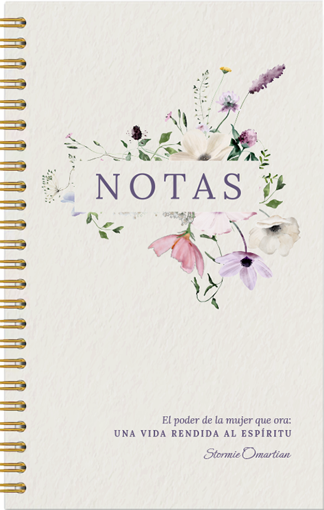 Libreta El poder de la mujer que ora: Una vida rendida al Espíritu