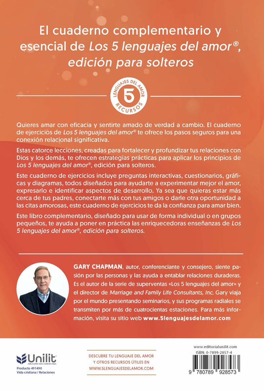 Los 5 lenguajes del amor edición para solteros - Cuaderno de ejercicios
