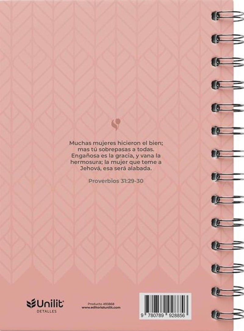 Cargue la imagen en el visor de la galería, Libreta reflexiones, oraciones y enseñanzas, tapa dura rosa
