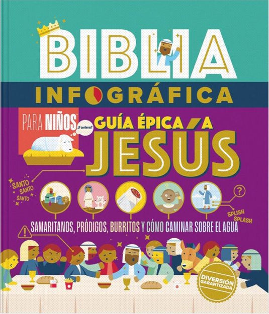 Biblia infográfica para niños- Guía épica a Jesús