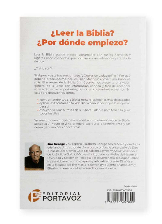 Conoce tu Biblia desde la A hasta la Z