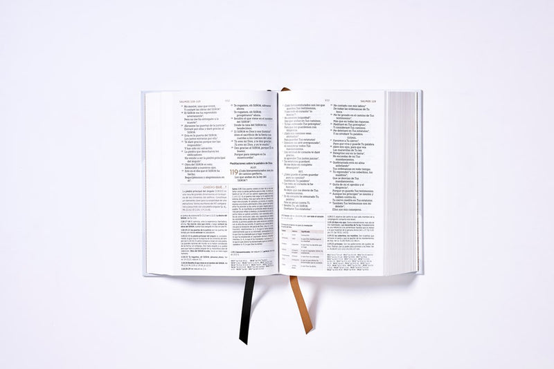 Cargue la imagen en el visor de la galería, Biblia de Estudio NBLA, Interior a dos colores,Tapa dura, Comfort Print
