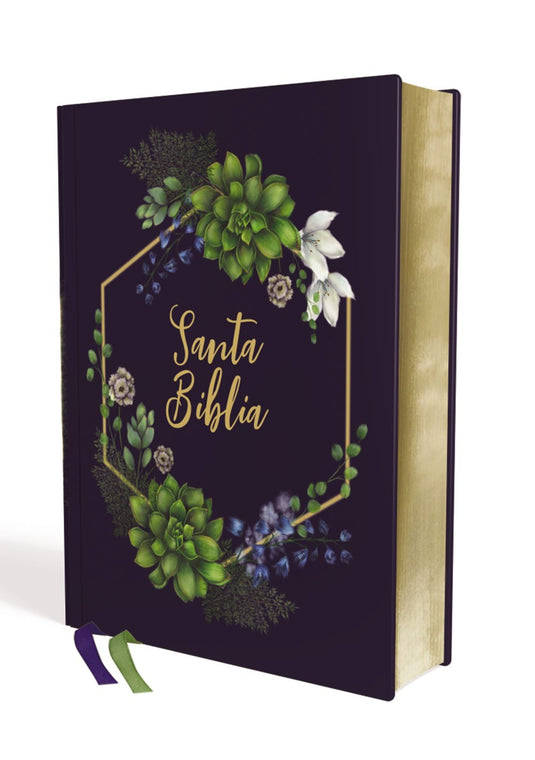 Santa Biblia NVI, Revisión 2022, Edición Artística, Tapa Dura/Tela, Arte con bordes dorados