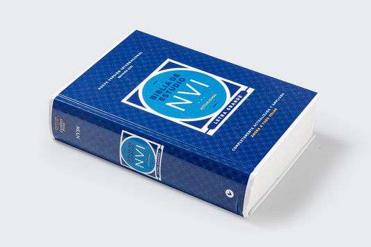 Biblia de Estudio actualizada NVI, Revisión 2022, Letra Grande, Tapa dura