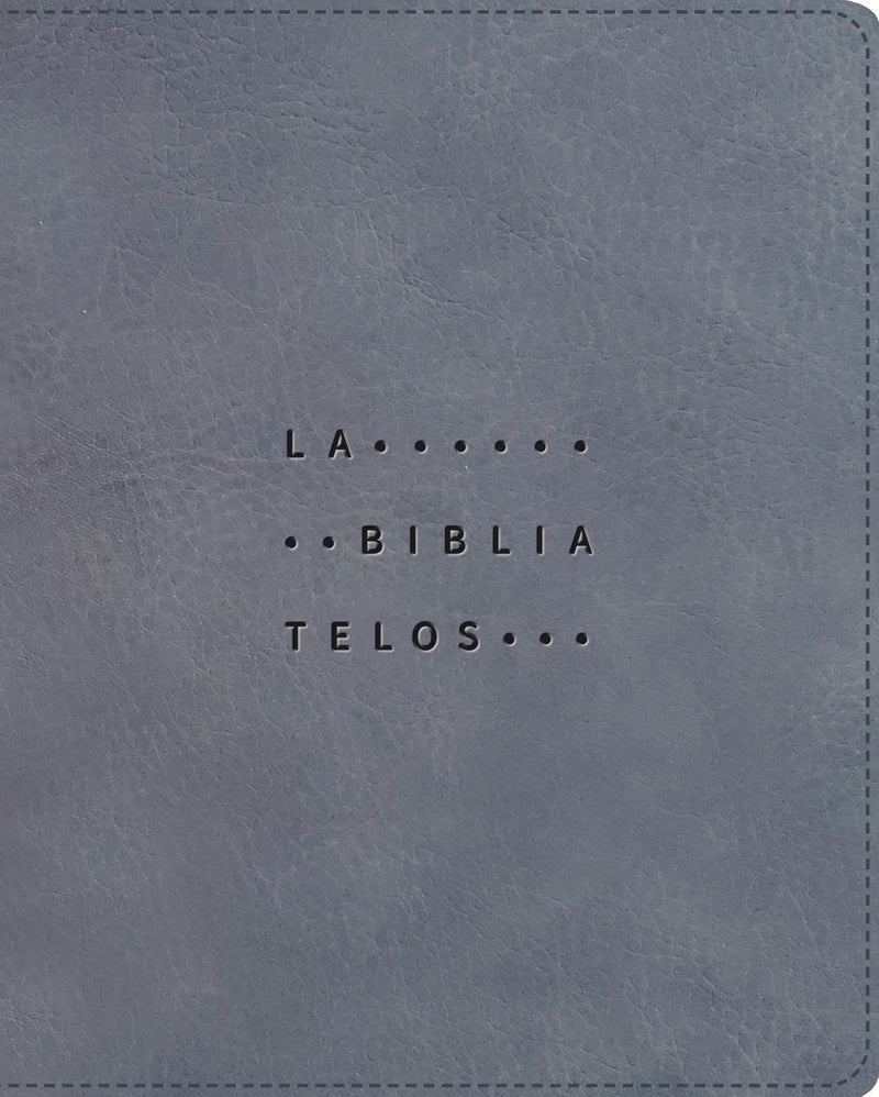 Cargue la imagen en el visor de la galería, La Biblia Telos para Jóvenes NVI, Revisión 2022, Leathersoft, Gris, Interior a dos colores, Comfort Print
