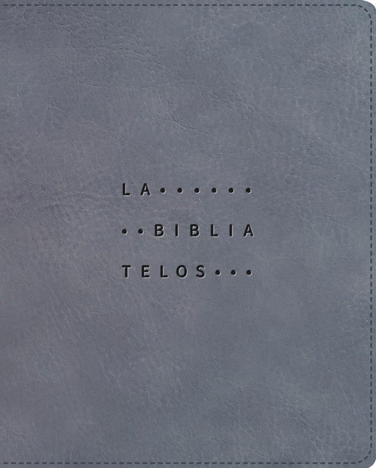La Biblia Telos para Jóvenes NVI, Revisión 2022, Leathersoft, Gris, Interior a dos colores, Comfort Print