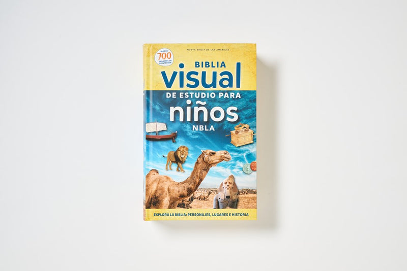 Cargue la imagen en el visor de la galería, Biblia visual de estudio NBLA para niños, Tapa Dura: Explora la Biblia: personajes, lugares e historia
