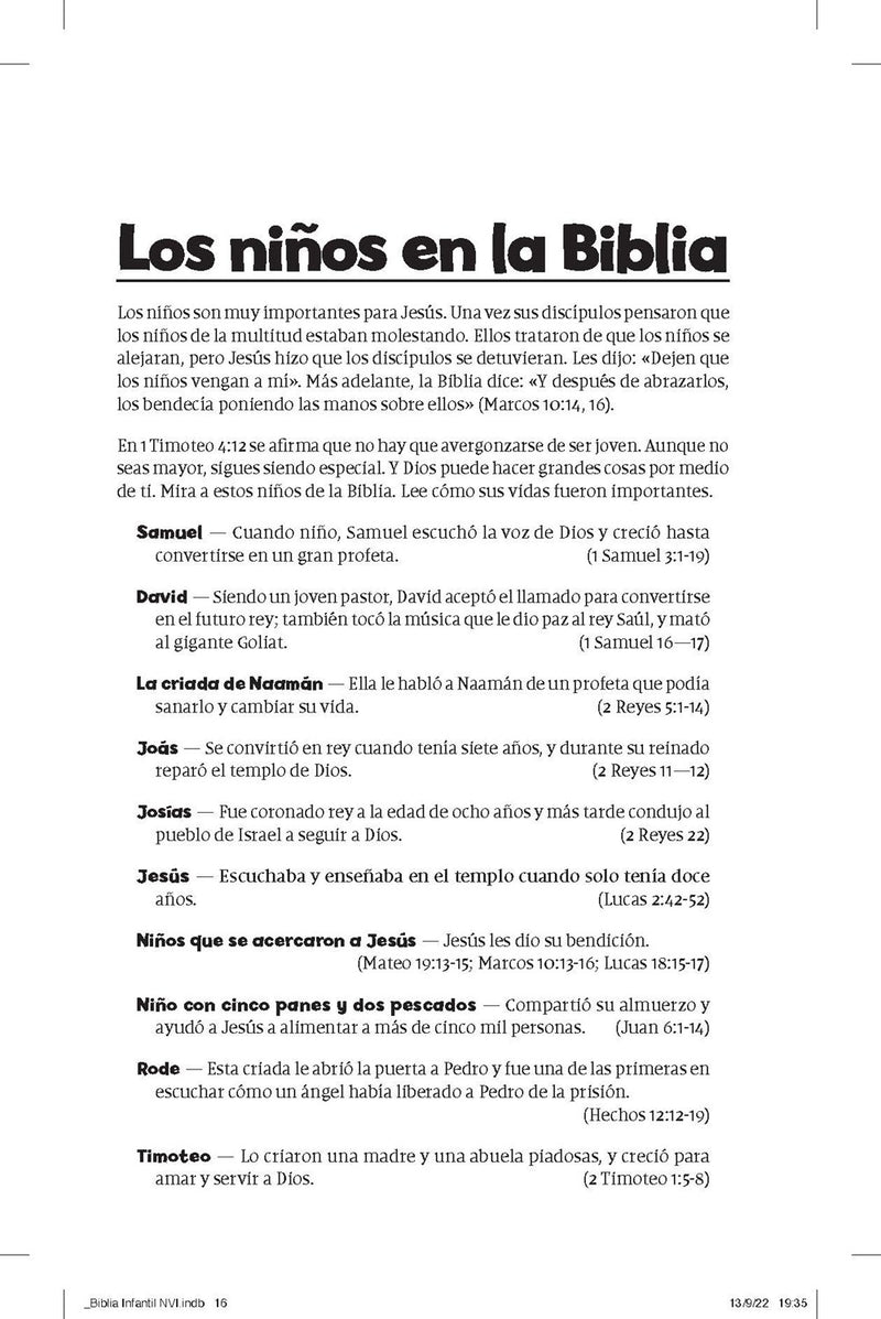 Cargue la imagen en el visor de la galería, Biblia para Niños NVI, Revisión 2022, Tapa dura
