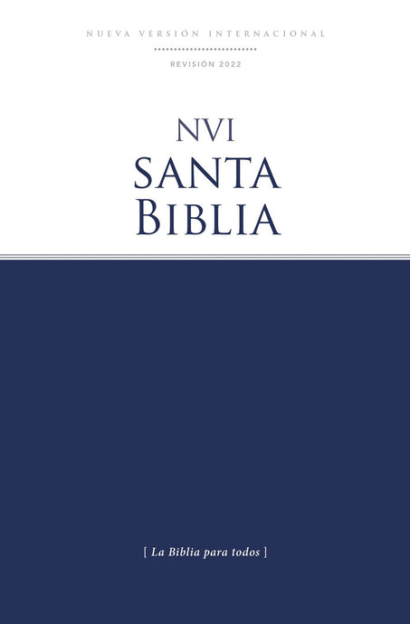 Santa Biblia NVI, Revisión 2022, Edición económica, Tapa rústica