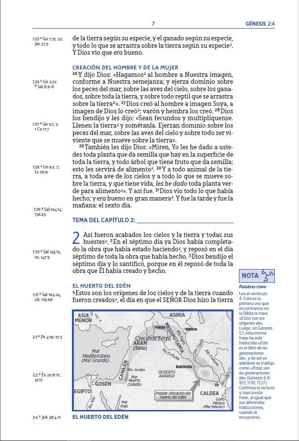 Cargue la imagen en el visor de la galería, Biblia para el estudio inductivo NBLA, Interior a dos colores, imitación piel morado
