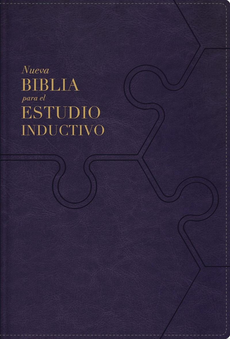 Cargue la imagen en el visor de la galería, Biblia para el estudio inductivo NBLA, Interior a dos colores, imitación piel morado
