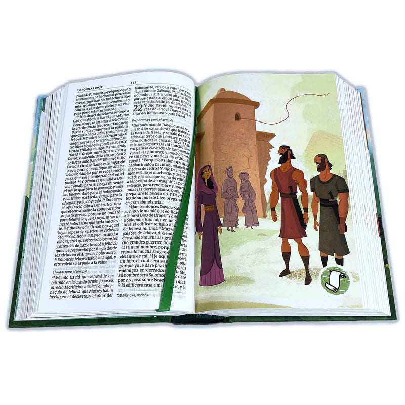 Cargue la imagen en el visor de la galería, Santa Biblia para niños interactiva RVR 1960, tapa dura
