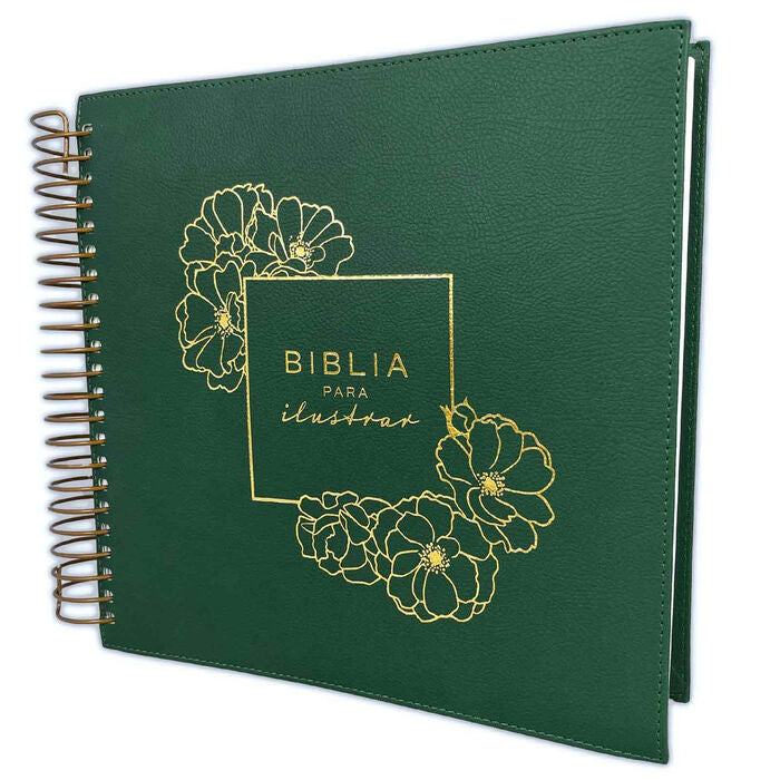 Cargue la imagen en el visor de la galería, Biblia para Ilustrar RVR 1960 simil piel - Verde
