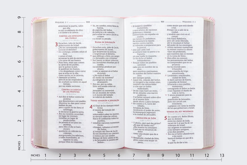 Cargue la imagen en el visor de la galería, Biblia Católica Regalos y Ceremonias, piel reciclada rosado
