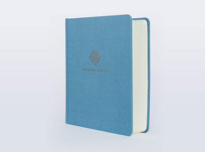 Cargue la imagen en el visor de la galería, Biblia Católica, Edición para Notas, Tapa dura/tela, Azul, Comfort Print
