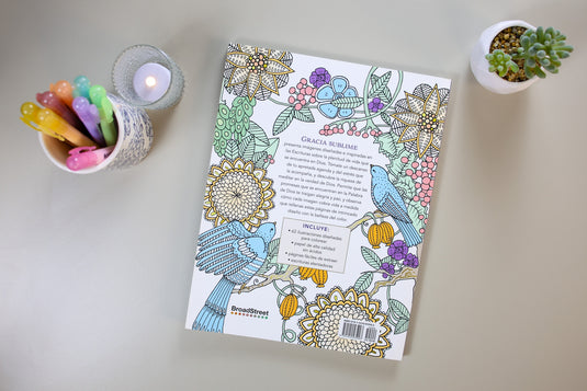 Gracia Sublime: Libro para colorear