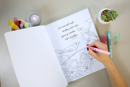 Gracia Sublime: Libro para colorear