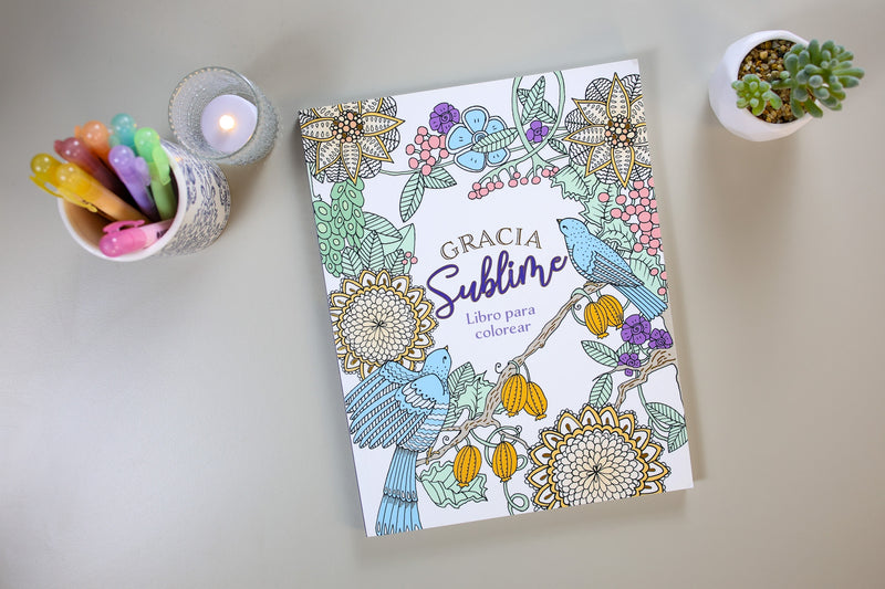 Cargue la imagen en el visor de la galería, Gracia Sublime: Libro para colorear
