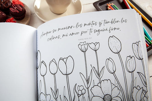 Dios sonríe cuando piensa en ti: Libro para colorear