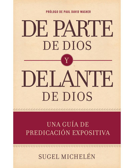 De parte de Dios y delante de Dios
