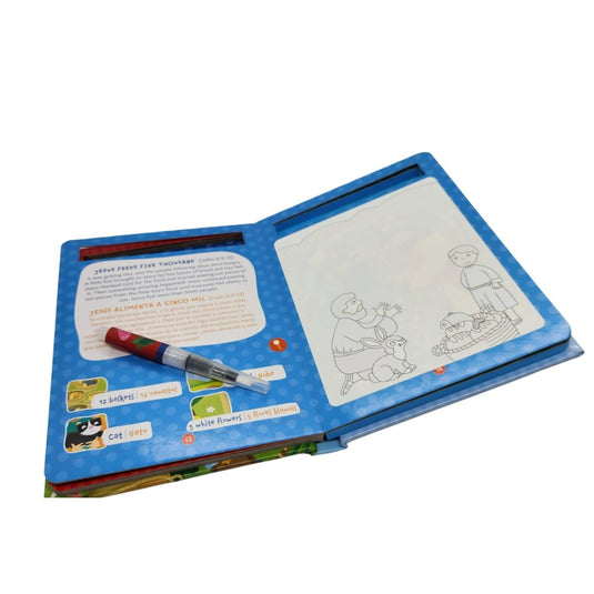 Water Doodle Bible / Biblia para pintar con agua (bilingual / bilingüe)