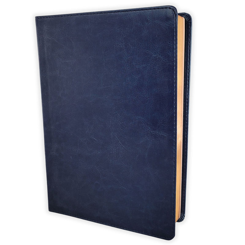 Cargue la imagen en el visor de la galería, Biblia NTV, Edición clásica, Letra Gigante, imitación piel azul
