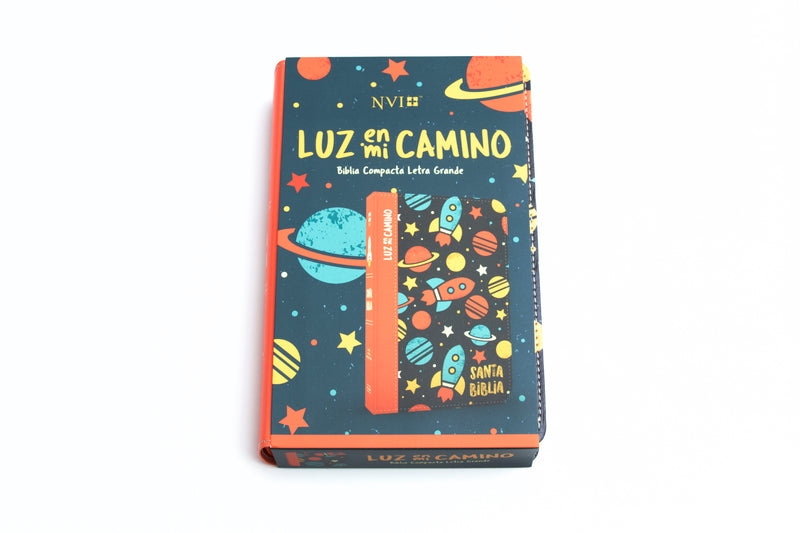 Cargue la imagen en el visor de la galería, Biblia Luz En Mi Camino Cohetes NVI Multicolor, símil Piel
