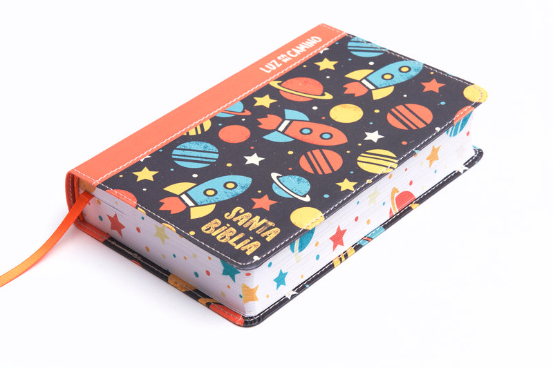 Cargue la imagen en el visor de la galería, Biblia Luz En Mi Camino Cohetes NVI Multicolor, símil Piel
