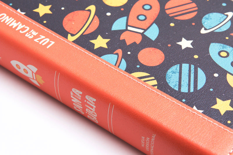 Cargue la imagen en el visor de la galería, Biblia Luz En Mi Camino Cohetes NVI Multicolor, símil Piel
