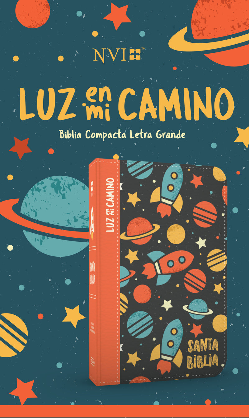 Cargue la imagen en el visor de la galería, Biblia Luz En Mi Camino Cohetes NVI Multicolor, símil Piel
