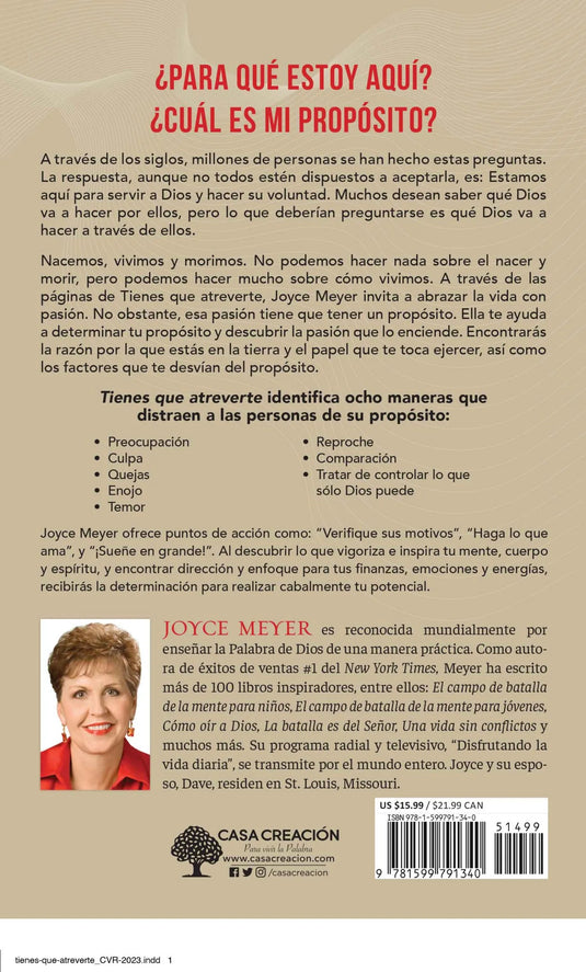 Tienes que atreverte: Abraza la vida con pasión