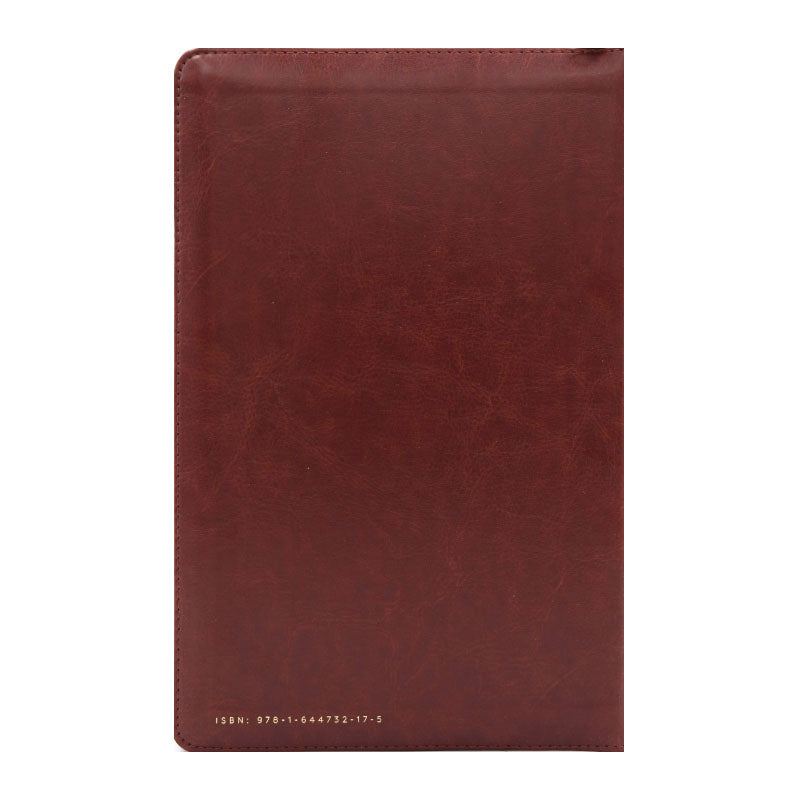 Cargue la imagen en el visor de la galería, Biblia ultrafina RVR 1960, Tamaño Manual, Cierre zíper, Letra Grande, símil piel café
