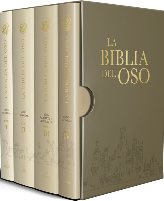 Estuche Biblia del OSO (4 tomos), Tapa dura, Casiodoro de Reina
