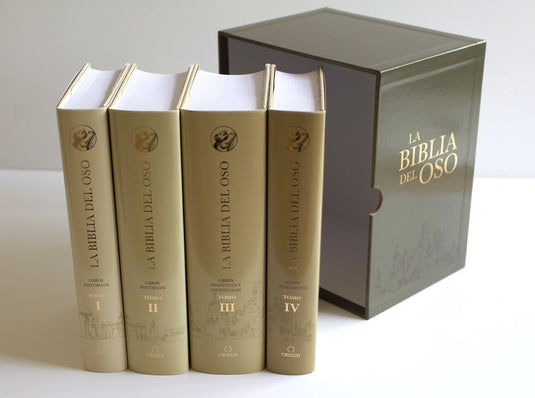 Estuche Biblia del OSO (4 tomos), Tapa dura, Casiodoro de Reina