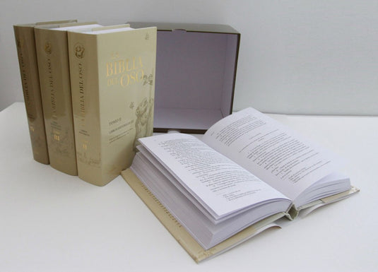 Estuche Biblia del OSO (4 tomos), Tapa dura, Casiodoro de Reina